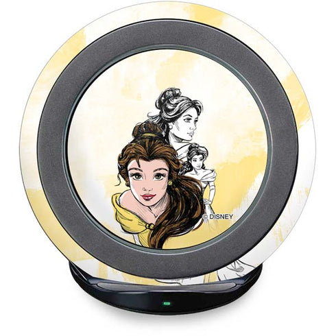Disney Princess Belle Sketch Fast Charge Wireless Charging Stand Skin
